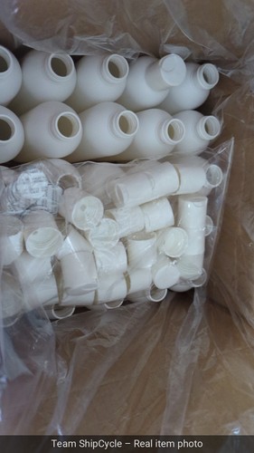 Pcs empty white hdpe bottle - empty,